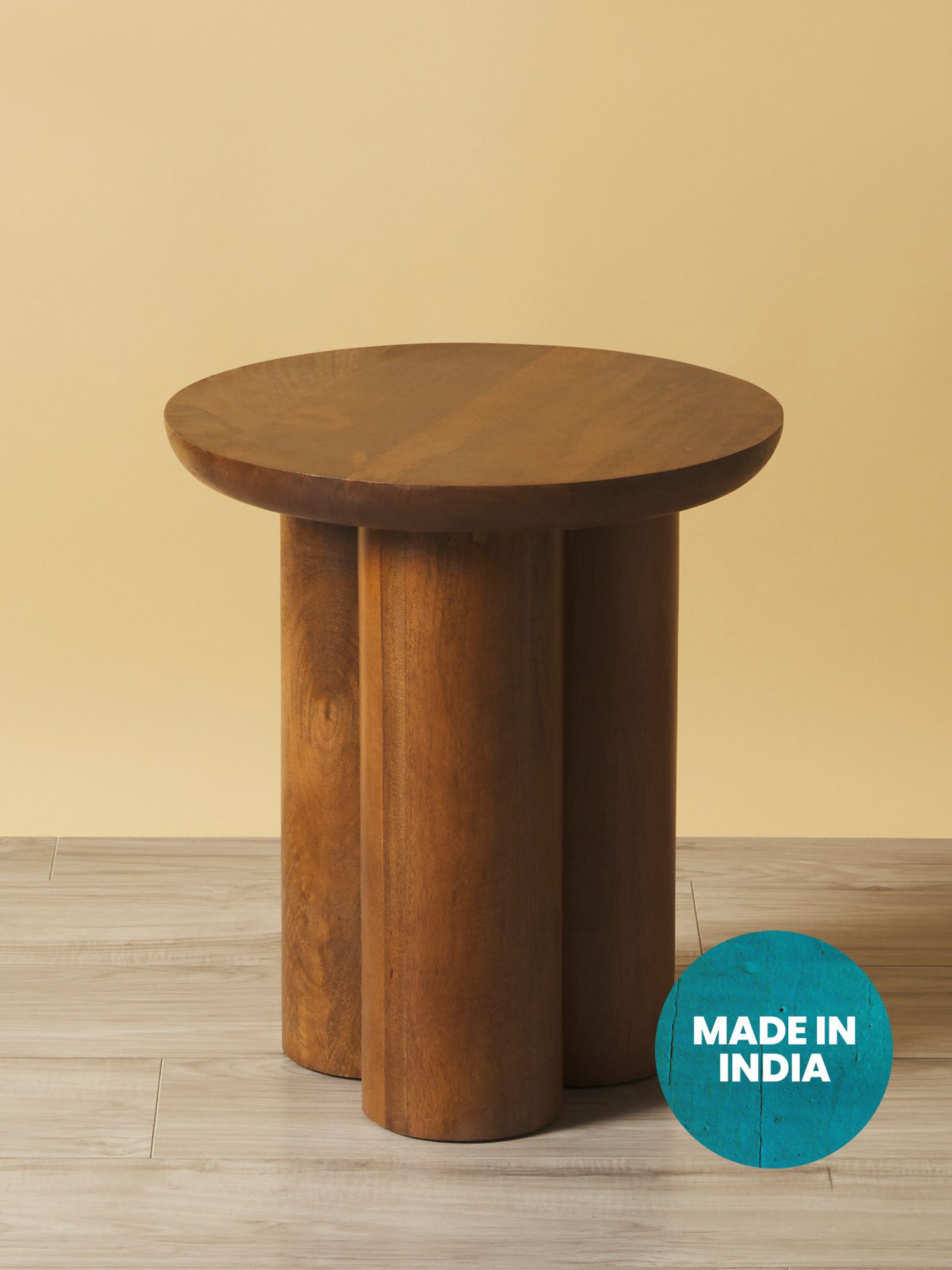 18in Wood Scandinavian Side Table | Made In India | HomeGoods | HomeGoods