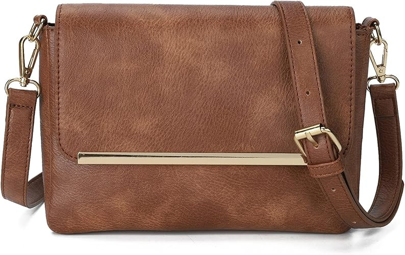 Amazon.com: Small Crossbody Bags for Women Cellphone Purse Vegan Leather Ladies Shoulder Purse Te... | Amazon (US)