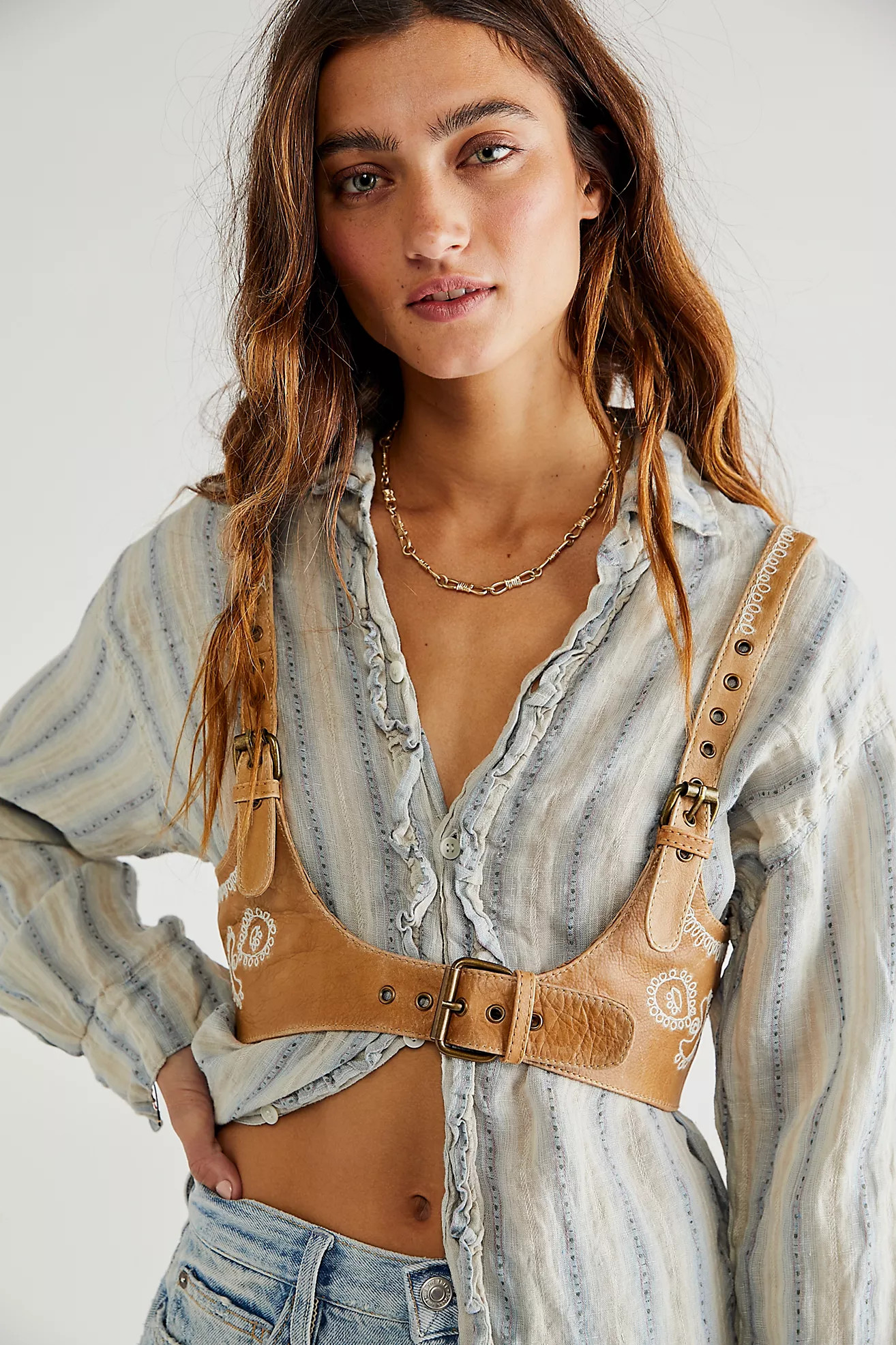 Sirena Embroidered Harness | Free People (Global - UK&FR Excluded)