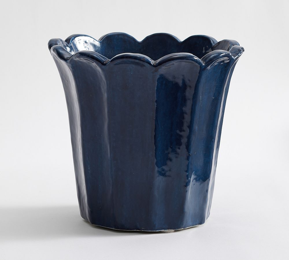 Fluted Tulip Cachepot | Pottery Barn (US)