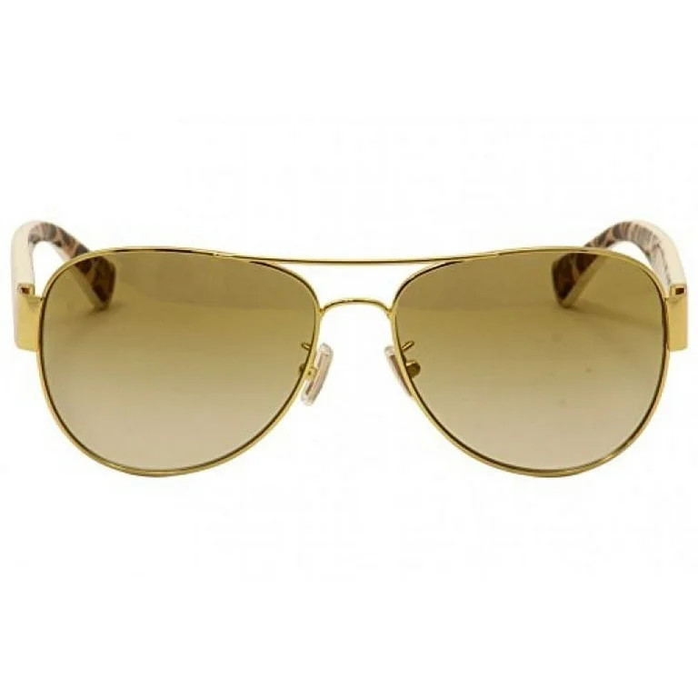 Coach HC 7059 Metal Womens Pilot Sunglasses Gold 58mm Adult Optical | Walmart (US)