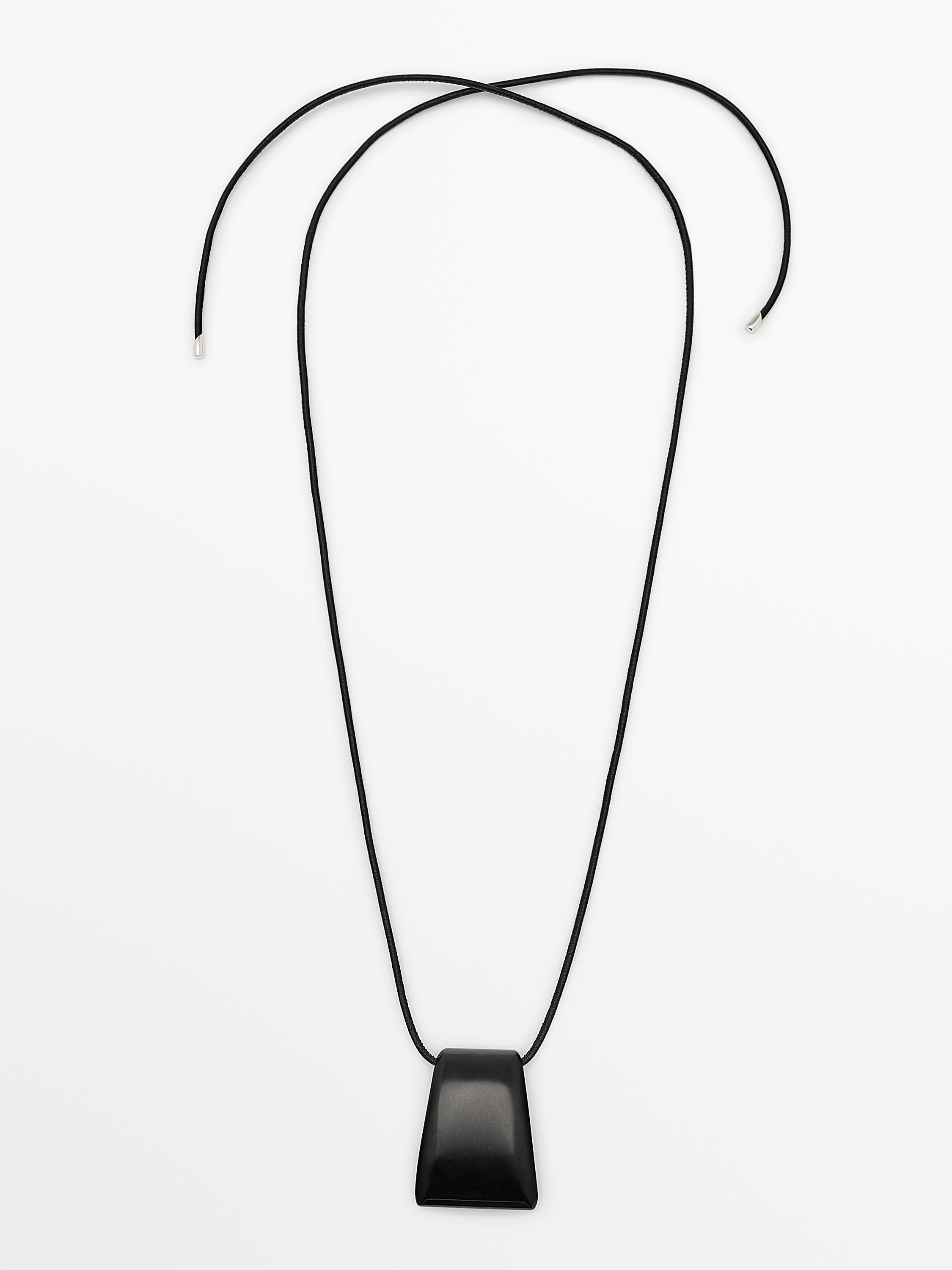 Cord necklace with natural stone | Massimo Dutti UK