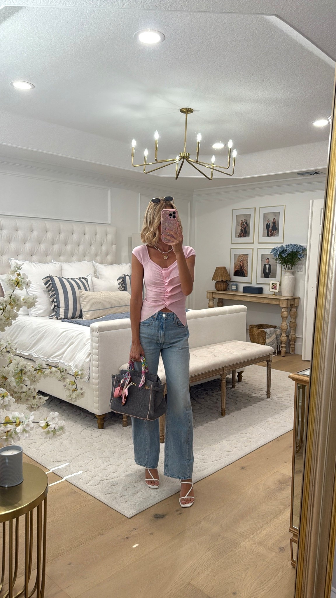 These jeans are on sale! Almost $100 off. They run big go down one size. 