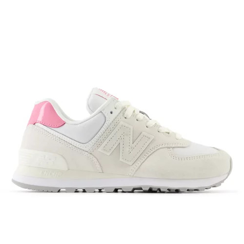 New Balance Women's 574 - White/Pink (Size 7.5) | New Balance Athletics, Inc.
