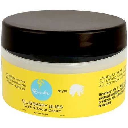 Curls Blueberry Bliss Twist-N-Shout Cream 8 oz (Pack of 4) | Walmart (US)