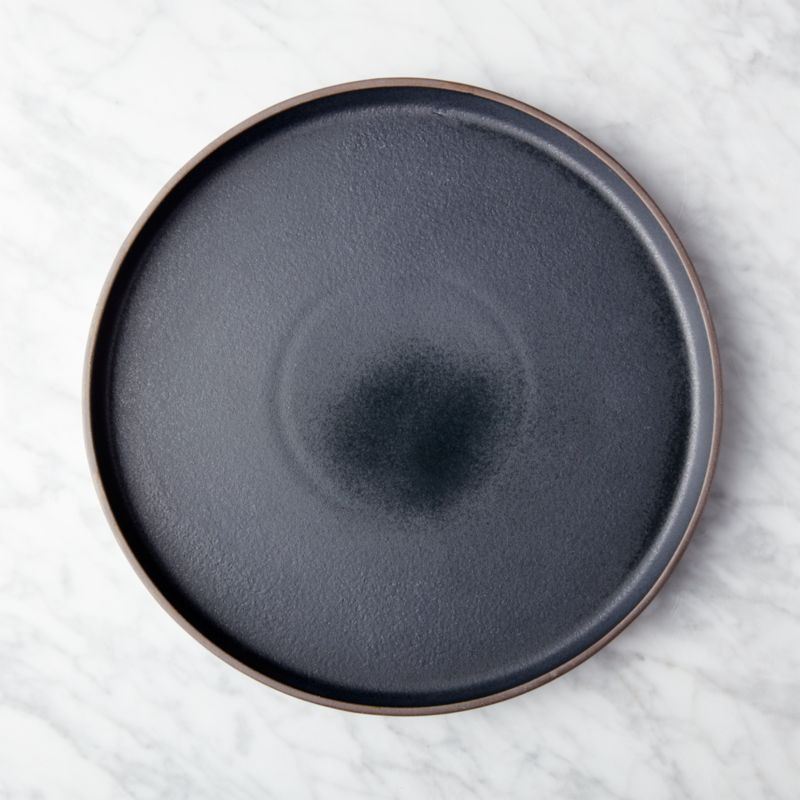 Pitch Matte Black Dinner Plate + Reviews | CB2 | CB2