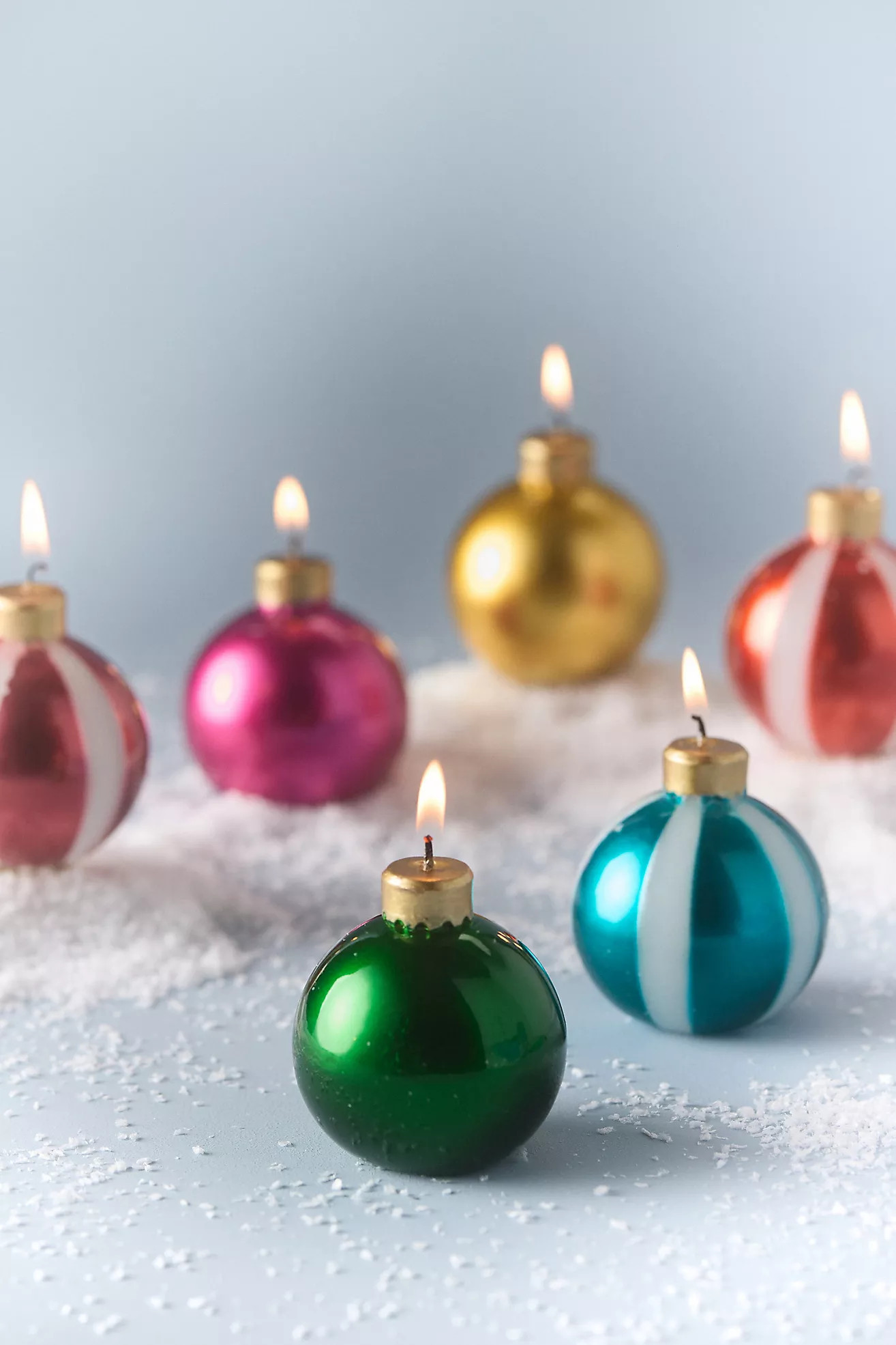 Ornament Shaped Wax Candles, Set of 6 | Anthropologie (US)