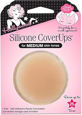 Hollywood Fashion Secrets Silicone Coverups, Medium Shade | Amazon (US)