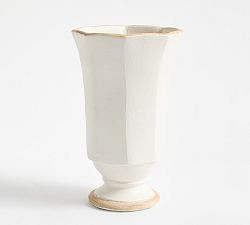 Ceramic Faceted Vase Collection | Pottery Barn (US)