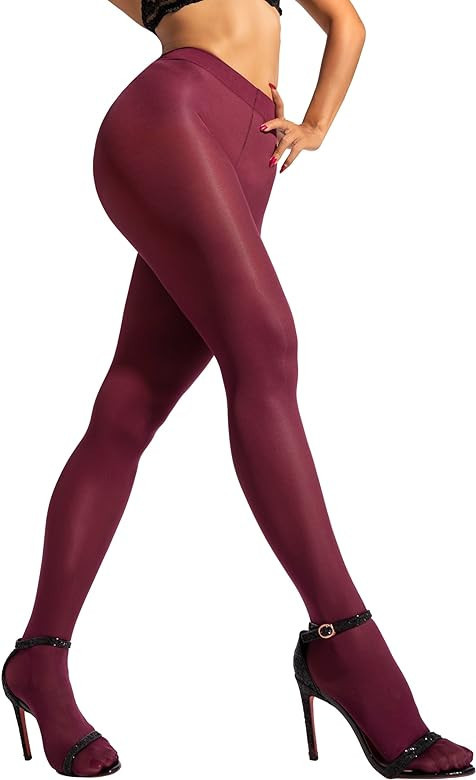sofsy Opaque Tights for Women [Made in Italy] 29x Solid Color Pantyhose Stockings Nylons - 1/pack... | Amazon (US)