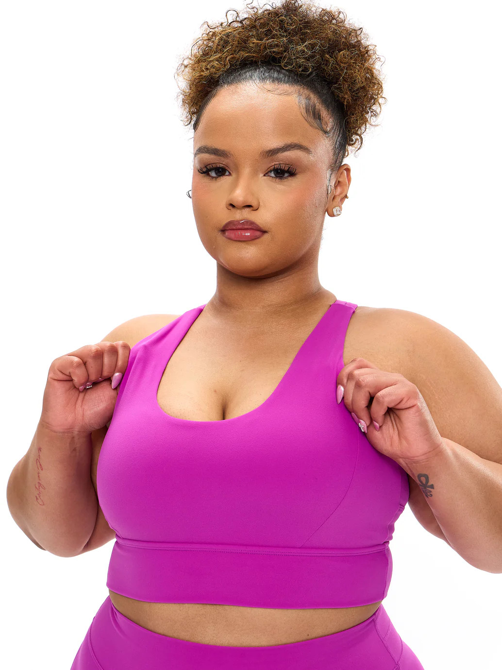 Rosa Sports Bra - Grape Juice | Buffbunny Collection