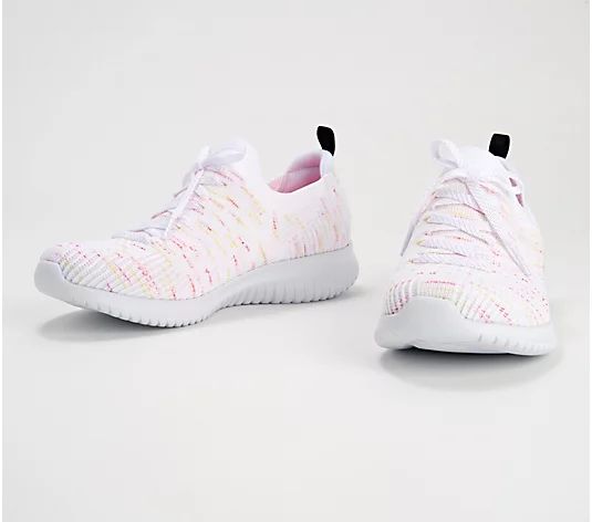 Skechers Ultra Flex Washable Knit Slip-On Sneaker Pop Sensation | QVC