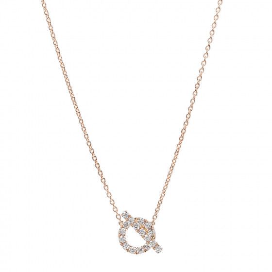 HERMES

18K Rose Gold Diamond Finesse Pendant Necklace | Fashionphile
