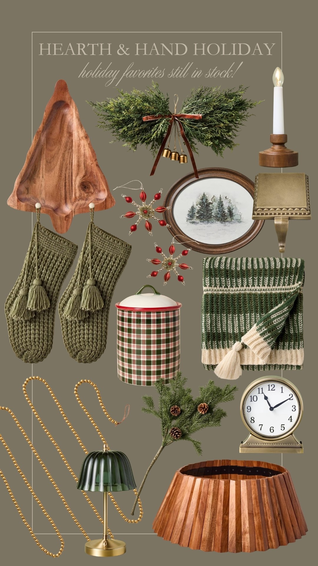 Hearth & Hand Target Holiday Collection still in stock! ❤️