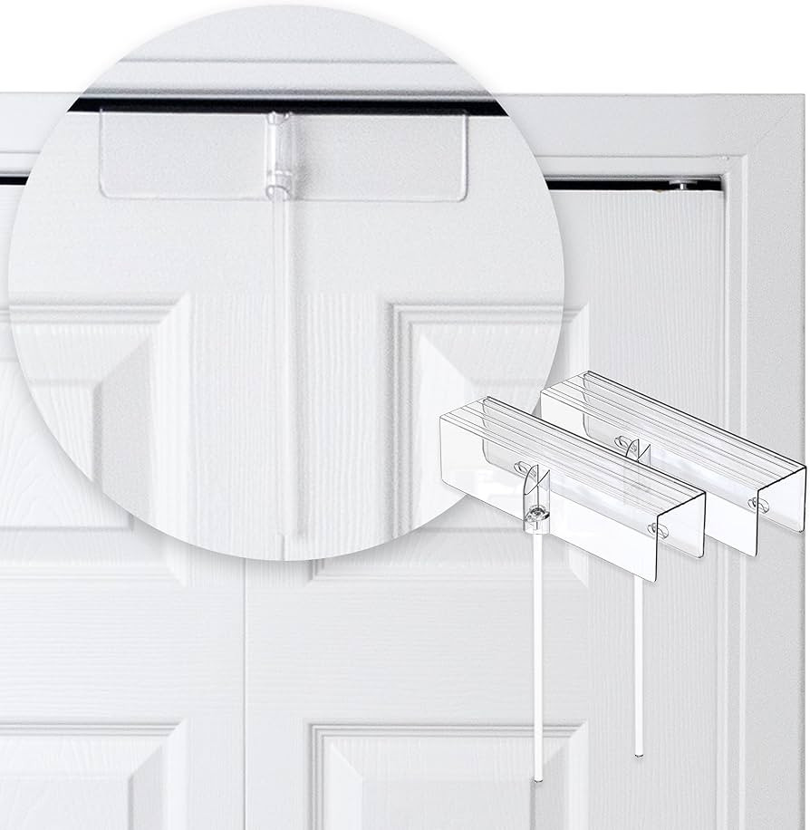 (2- Pack) - Safety Innovations Bi-fold Door Lock - Closet Protection Child and Pet Proof Bi-fold ... | Amazon (US)