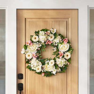 Member's Mark 30" Real Touch Hydrangea Wreath | Sam's Club
