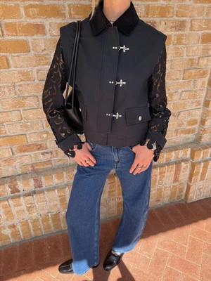 The Clarisse Jacket -  Black Black / L | Hill House Home US