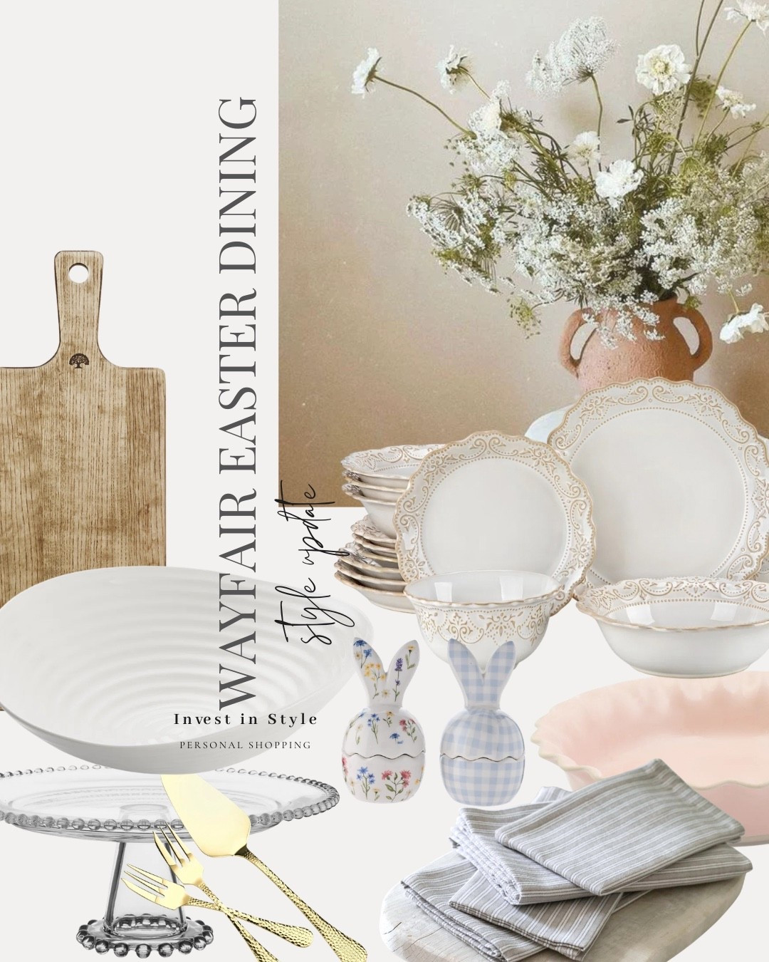 A few pieces to make Easter that little bit more special … 
@Wayfair 
Ad 

#LTKSeasonal #LTKHome #LTKmomlife