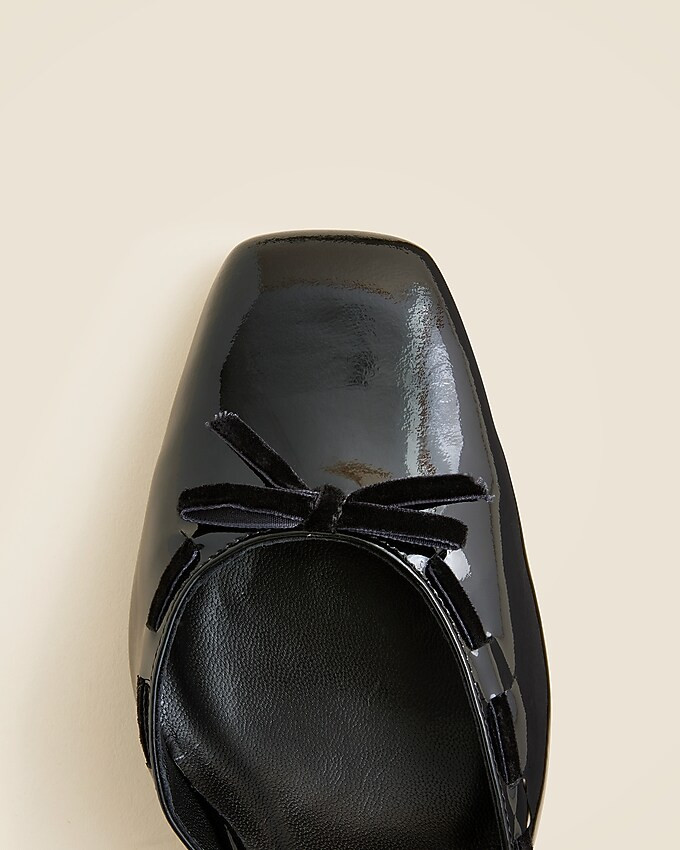 Maisie bow heels in patent leather | J. Crew US