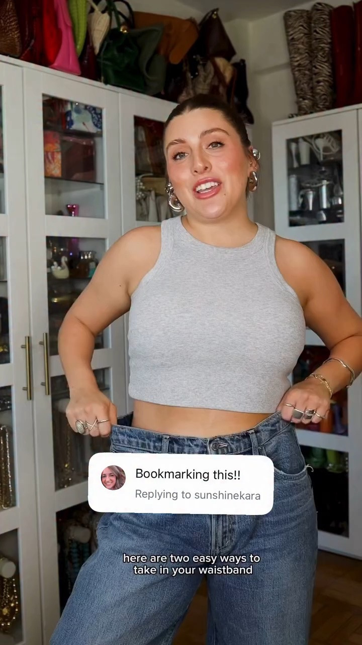 Two MORE ways you can take in the waistband of your pants, shorts, skirts or even a dress! 

Comment WAISTBAND for a direct shopping link in your DMs for these waistband products