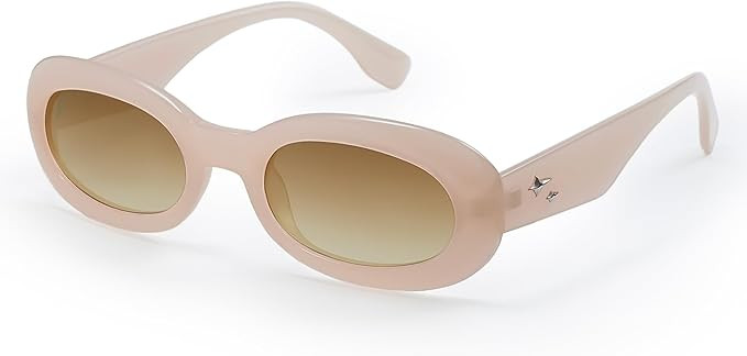 SOJOS Trendy Retro Oval Polarized Sunglasses for Women Men 90s Styles Sun Glasses Small Face Clou... | Amazon (US)