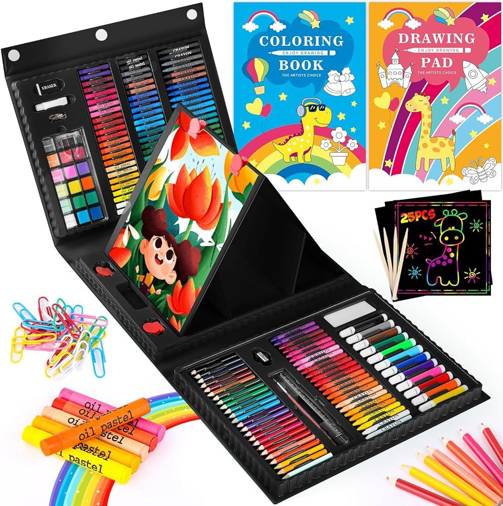 iBayam Art Kit, 251-Pack Art Supplies Drawing Kits, Arts and Crafts Gifts Box for Kids Teen Girls... | Amazon (US)