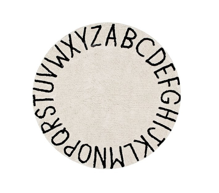 Lorena Canals Machine Washable ABC Round Rug | Pottery Barn Kids