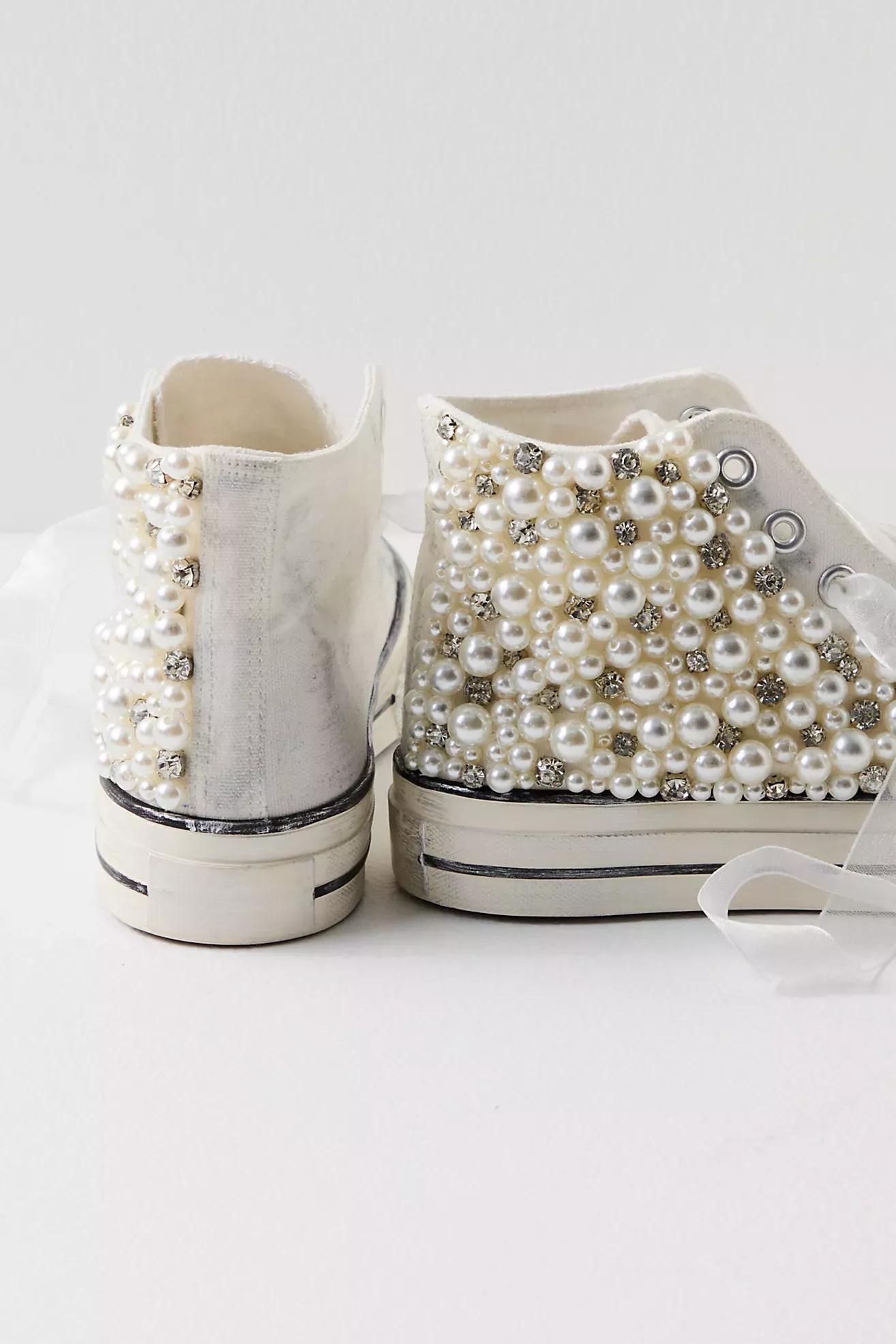 Converse hot sale con perle