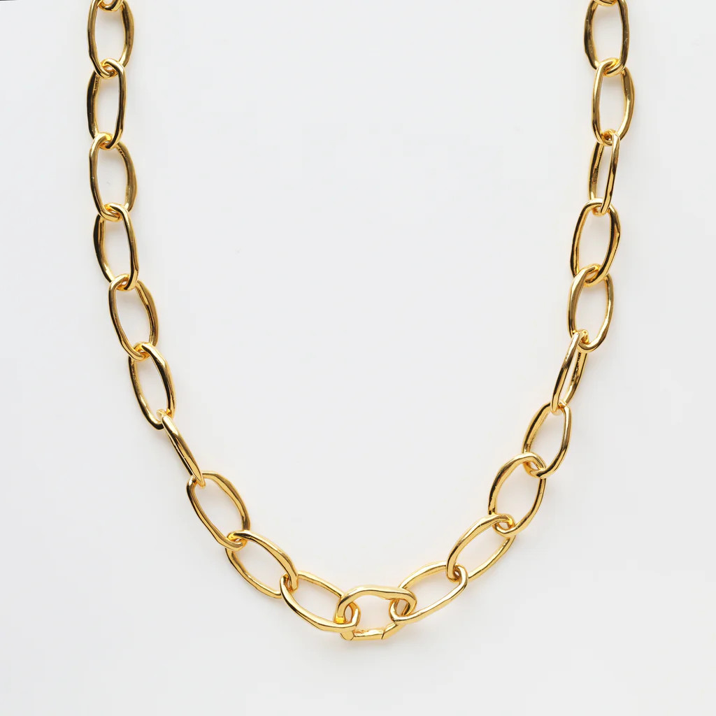 Molten Charm Holder Link Chain Necklace | Carrie Elizabeth