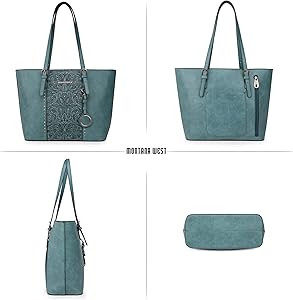 Montana West Tote Bag for Women Large Purse and Handbags Set Embossed Collection Purse 2Pcs Set | Amazon (US)
