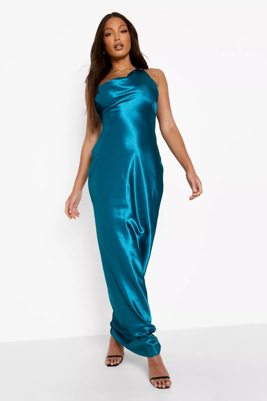 Tall Occasion Strappy Satin Maxi Dress | Boohoo.com (UK & IE)
