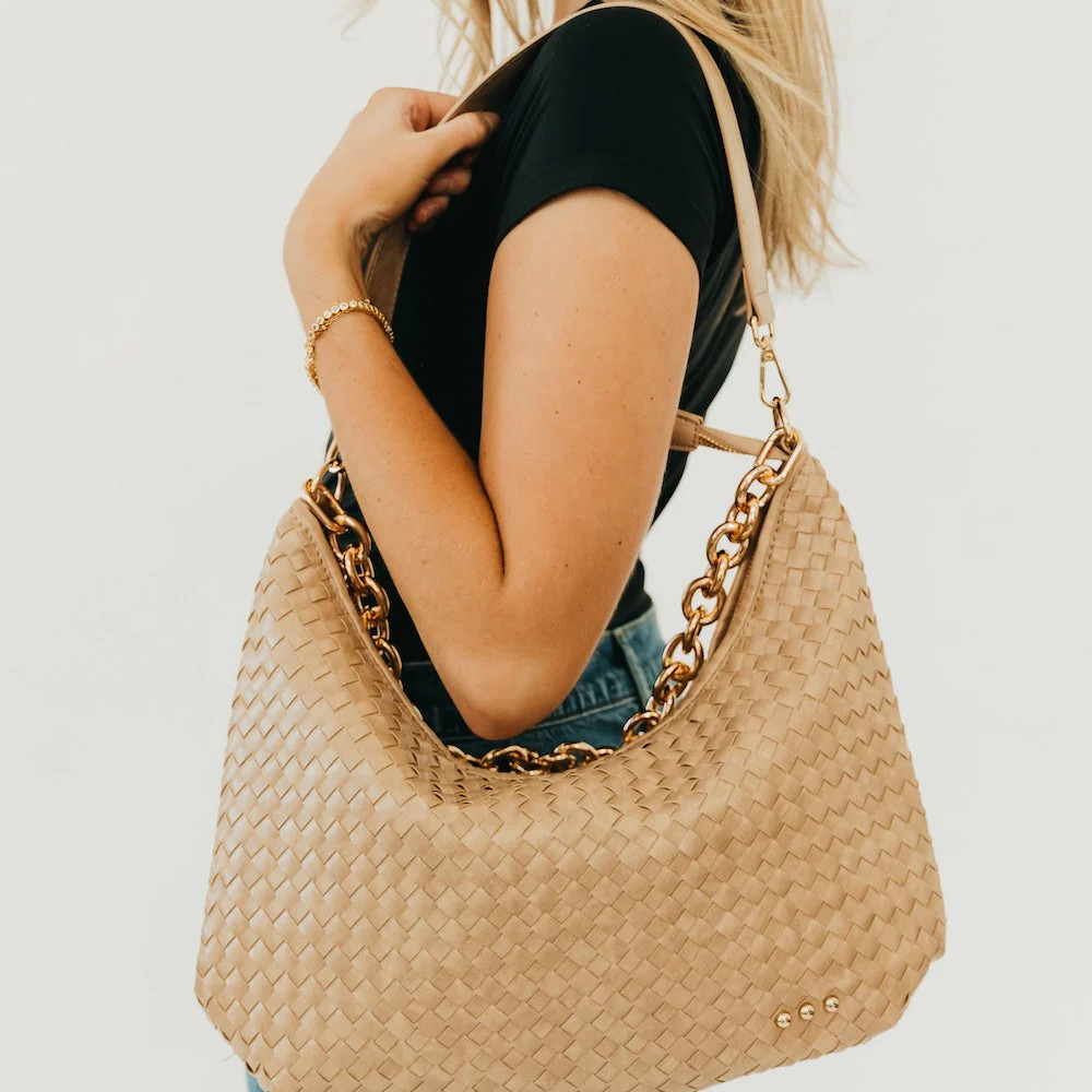 Sienna Slouchy Woven Shoulder Bag - NEW COLORS! | Pretty Simple