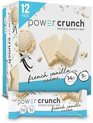 Amazon.com : Power Crunch Whey Protein Bars, High Protein Snacks with Delicious Taste, French Van... | Amazon (US)