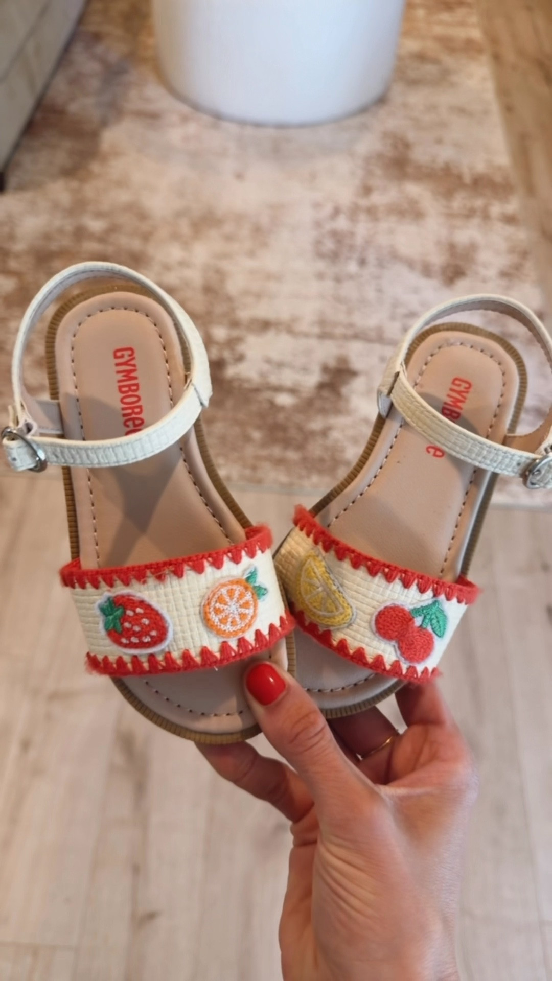 Cutest toddler girl sandals from @Gymboree 🍓🍊🍒🍋🍉

#LTKmomlife #LTKBaby #LTKKids