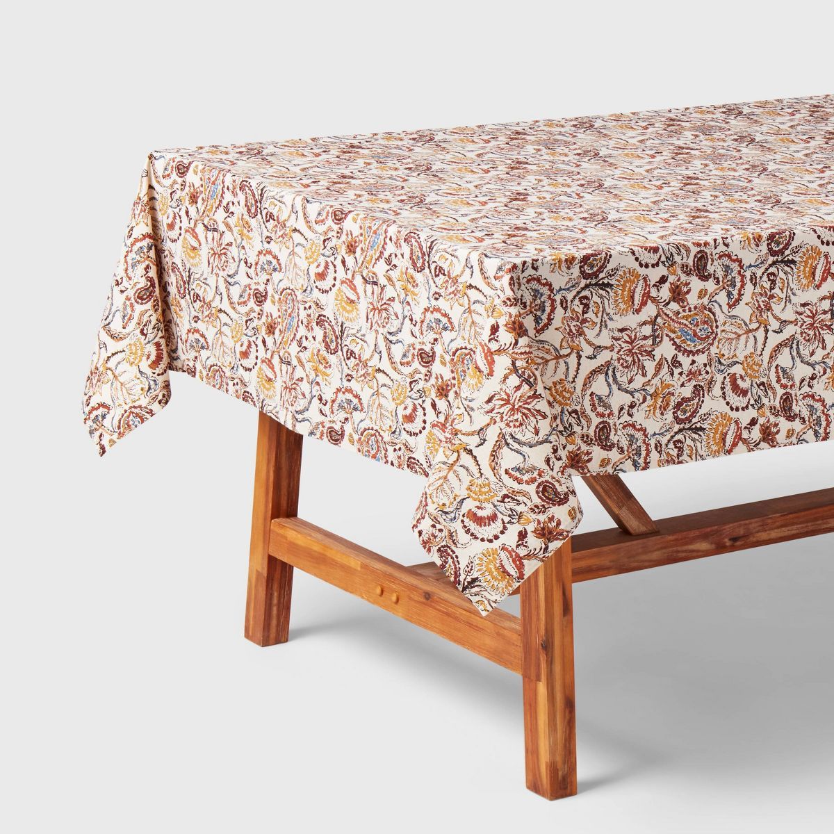 60"x84" Tablecloth 'Paisley' - Threshold™ | Target