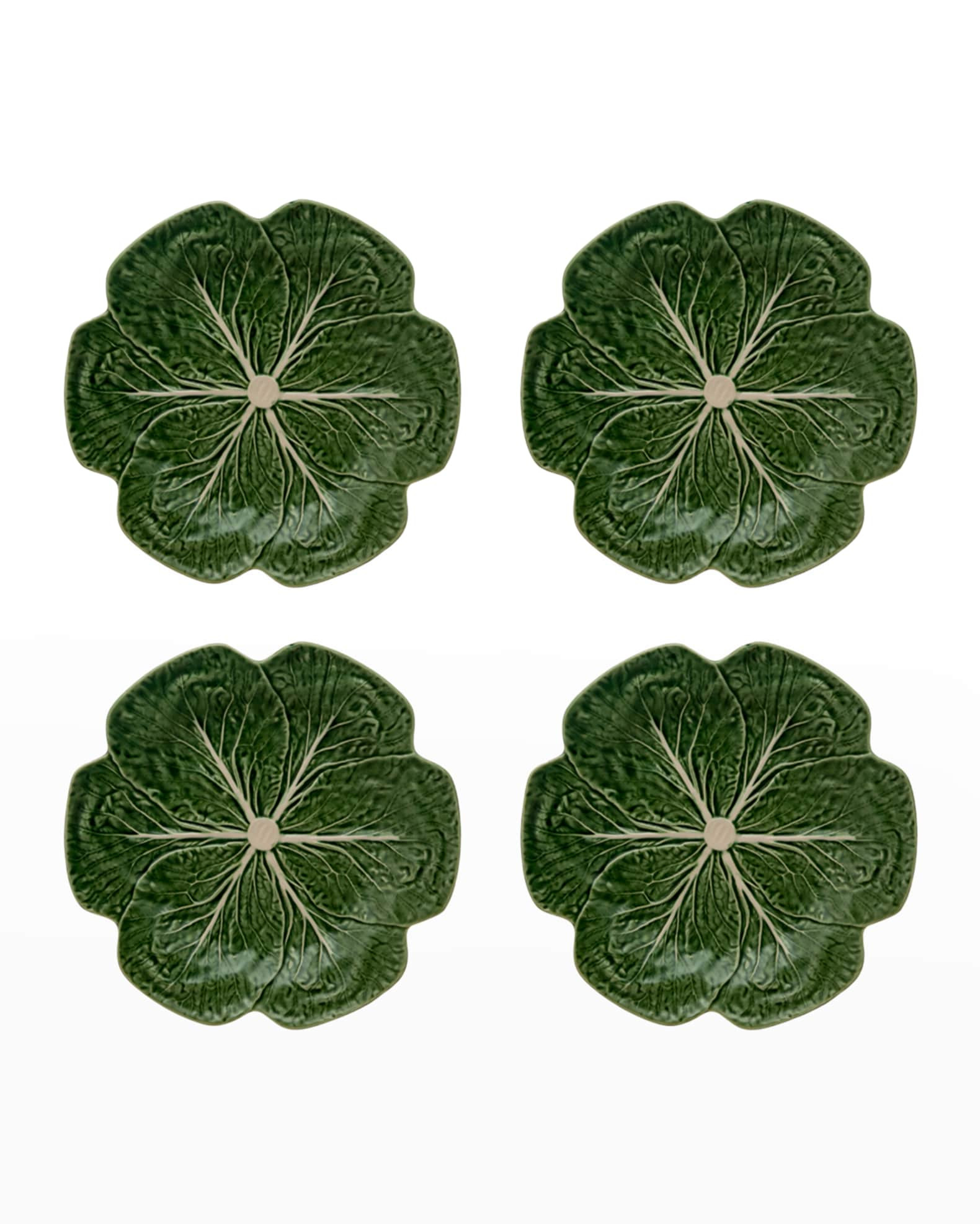 Bordallo Pinheiro Cabbage Dinner Plates, Set of 4 | Neiman Marcus