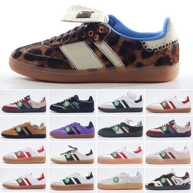 2024 designer sneaker pony tonal sambaity wales bonner Vintage Trainer Sneakers leopard print Gaz... | DHGate