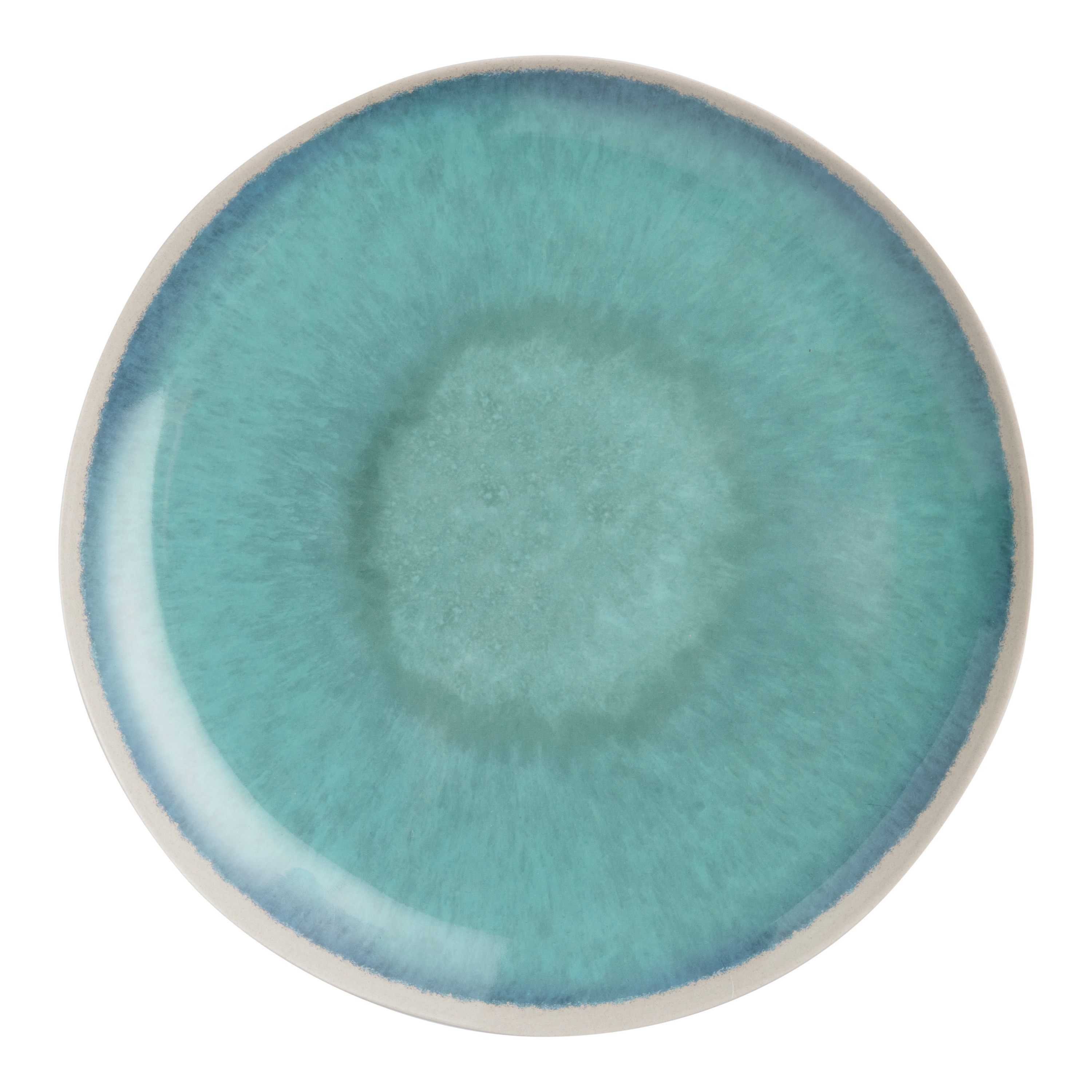 Blue Reactive Melamine Dinner Plate | World Market