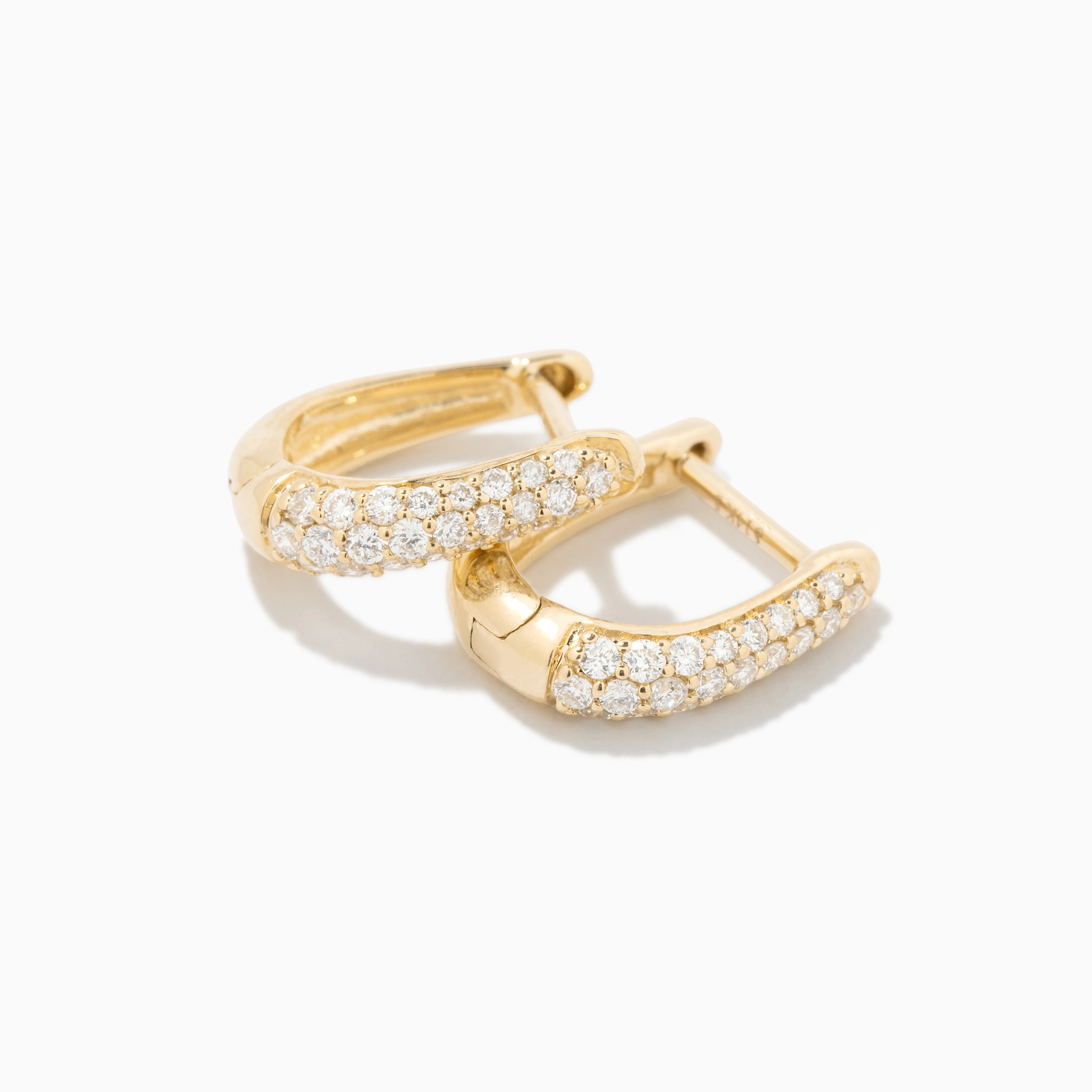 The Pavé Diamond Huggies | Yearly Company