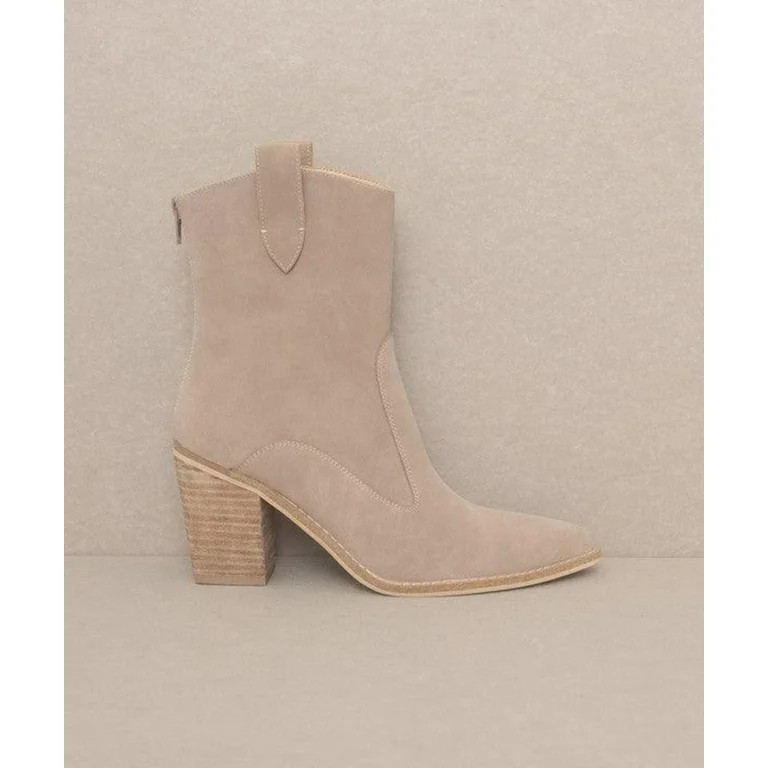 OASIS SOCIETY Tara - Two Paneled Western Boots | Walmart (US)