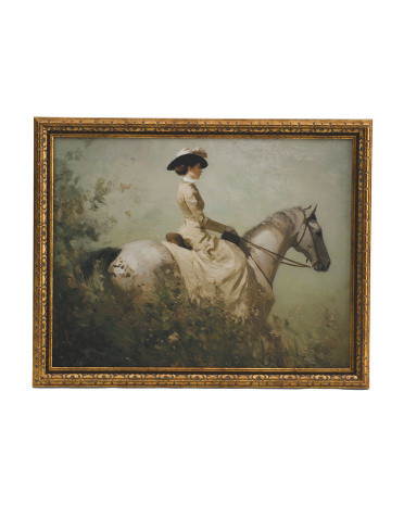 16x20 Woman On Horse Wall Art | Metal | Marshalls