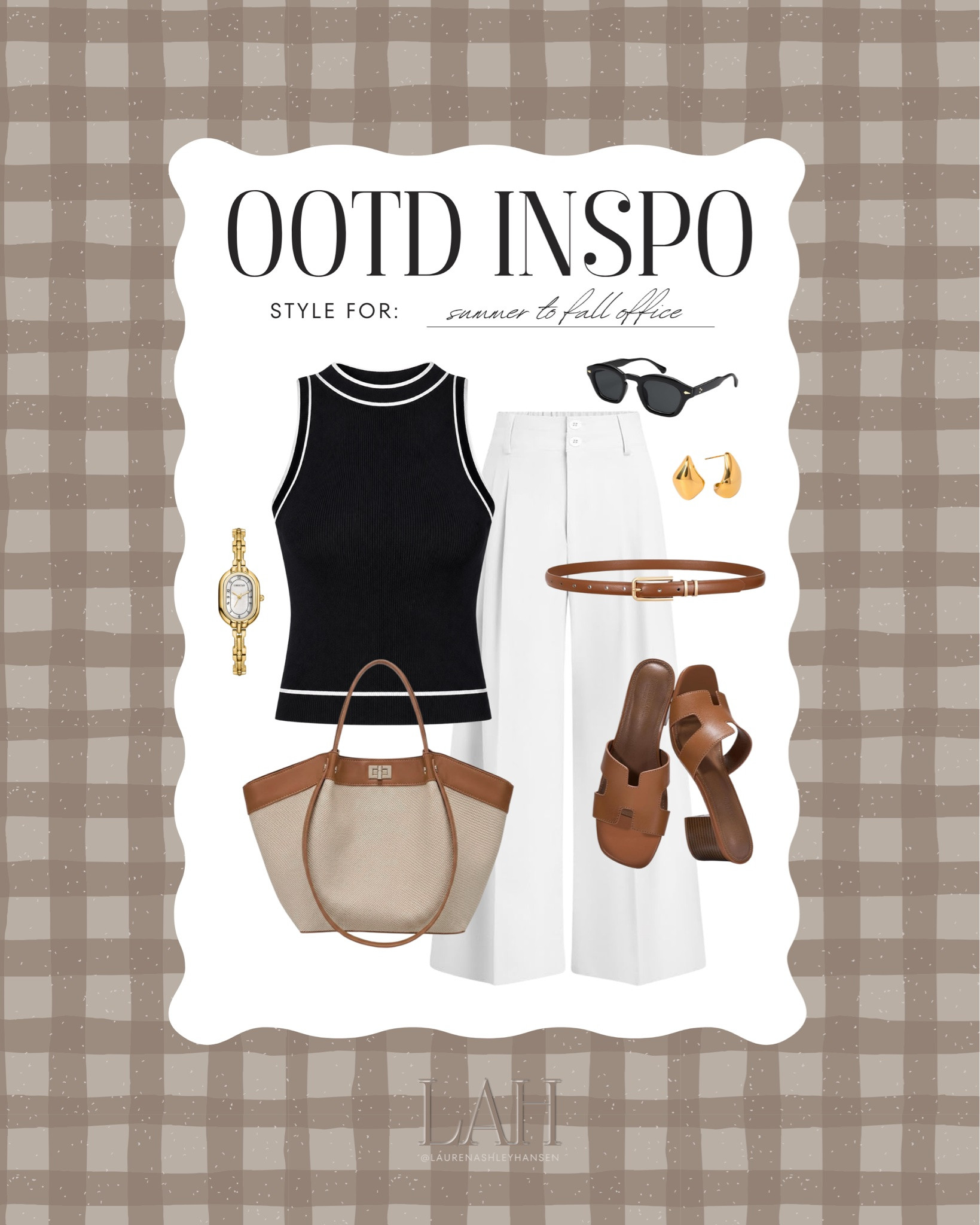 I love the simplicity of this look—perfect for transitional summer to fall days for the office! Elevated, refined, polished, and affordable.

#LTKgrwm #LTKootd