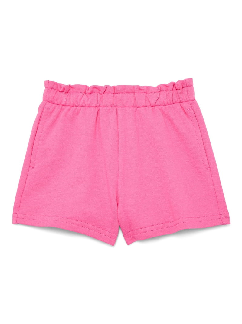 Wonder Nation Toddler Girls Pull On Knit Shorts, Sizes 18M-5T | Walmart (US)
