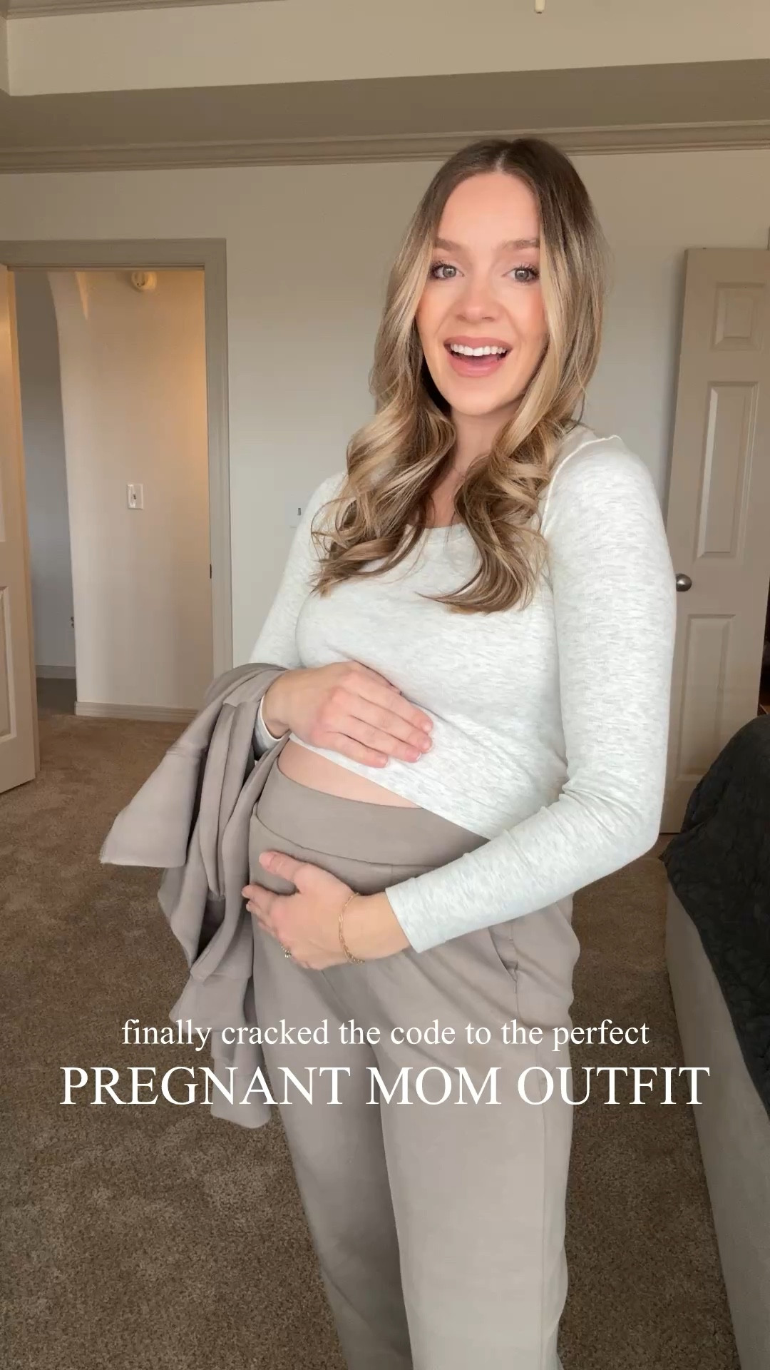 Perfect pregnant momma outfit formula! Everything time wearing here is from Walmart!🙌🏼 
Sizing:
Gray Top - medium
Vest - medium
Set bottoms - small
Set top - large 

Not sure why the link pic is showing a different shoe. Once you click it does take you to the correct sneaker link😉

#LTKmomlife #LTKFindsUnder50 #LTKgrwm
