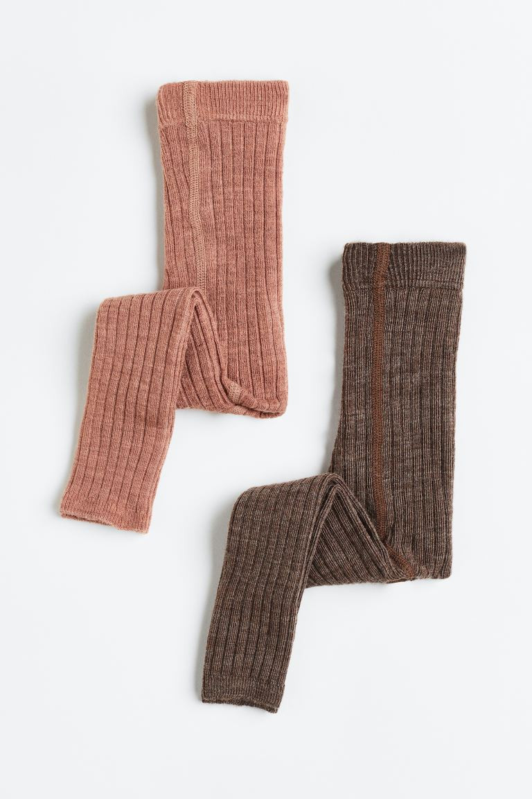 2-pack wool-blend leggings | H&M (UK, MY, IN, SG, PH, TW, HK)