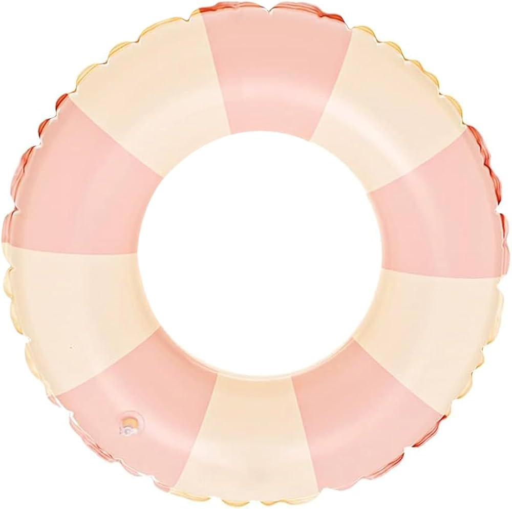 Children Swimming Ring, Inflatable Pool Floats Swim Tube Raft Toy with Fruits Mermaid Decorations... | Amazon (US)