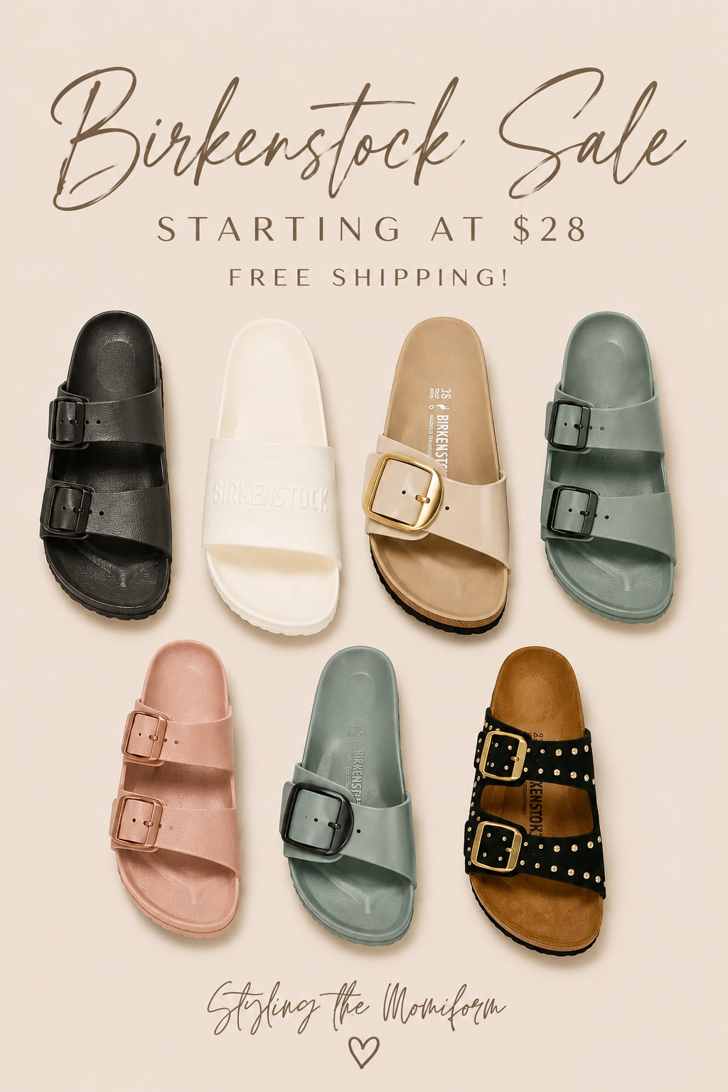 Birkenstock S A L E is a good one this Friday!! Starting at $28 with free shipping! 

 #LTKSeasonal #LTKHome #LTKSaleAlert
