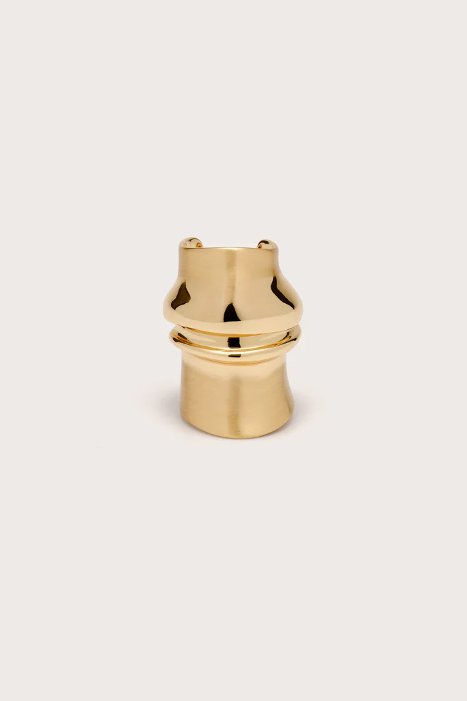 BAMBU RING - BRUSHED BRASS | Cult Gaia - US