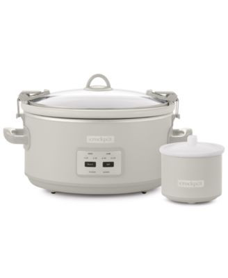 7-Qt. Cook & Carry Programmable Slow Cooker & Little Dipper | Macy's