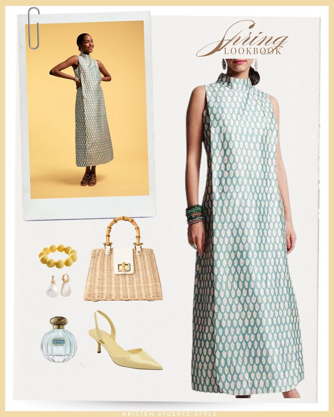 I love the striking silhouette of this Frances Valentine maxi dress. Paired with a Lilly Pulitzer wicker bag, Marc Fisher kitten heels, and coordinating jewelry, it’s the statement piece for spring!

#date night outfits #spring outfits 2026 #spring dresses #easter dress women #vacation outfits beach #ltkshoecrush

@ltk 

#LTKTall #LTKootd #LTKOver40